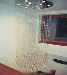 Kilov lustr Double Globe 2000